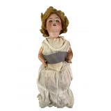 Antique German Bisque #6 Head Doll, 17 Inches