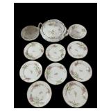 Limoges Porcelain Set, 11 Pieces