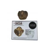 Effigy Pipe, Pottery, WV with COA