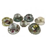Six Cup & Saucer Sets, Napco, Royal Sealy, Un