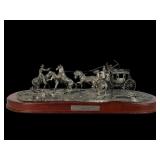 ï¿½The Holdupï¿½ Franklin Mint Pewter Sculpture