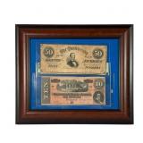 Confederate States of America $10 & $50 Notes