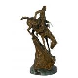 ï¿½Mountain Manï¿½ Bronze Sculpture after Fredericï¿½Rem