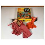 Walt Disney Gund Puppets & TV Puzzle Lot