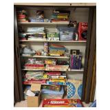 Huge Closet Lot of Board Games & Sets