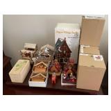Woodwork & Department 56 Christmas Decor