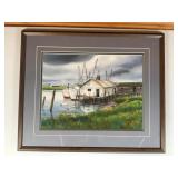 Jocelyn Beatly Original Watercolor Framed