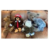 Plush Animals Including GUND