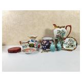 Asian Porcelain Grouping with Pitcher