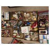 Large Group of Christmas Decorations & Balls