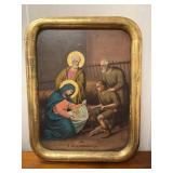 Religious Nativity Oil Painting on Canvas