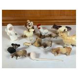 Vintage Celluloid Farm Animal Miniatures