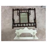 Antique Victorian Stick & Ball Wall Hat rack