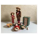 Asian Dolls & Decorative Tea Cup