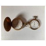 Elgin Gold Plated Pocket Watches