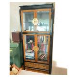 Century Asian-Style Cabinet with Glass Doors