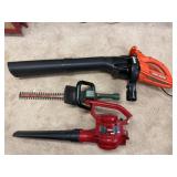 Black & Decker Vacuum & Hedge Trimmer