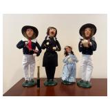 Four Byers Choice Figures