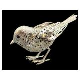 Christofle La Fauvette Silver Plated Bird