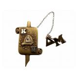 10k Gold Kappa Delta Pi Society Pin & Guard