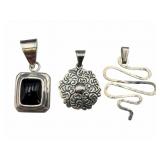 Silpada & Mexican Sterling Silver Pendants
