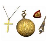 Gold Toned & Gold Filled Jewelry Group