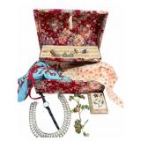 Eclectic Jewelry & Box Lot, 925, Brighton, RL