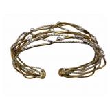 Silver & Vermeil Freeform Artisan Cuff