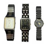 3 Vintage Menï¿½s Quartz Watches
