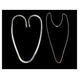 Sterling Silver Chains: 1 Herringbone