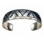 Richard Begay Sterling Navajo Cuff Bracelet