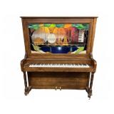 Vintage Nickelodeon Piano & 7 Rolls
