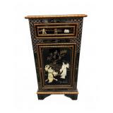 Asian Hard Stone Decorated Cabinet