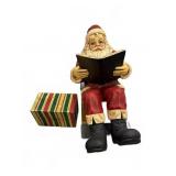 Life-Size Composition Santa Seated