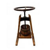 Number 1 Refinished Wooden Wine Press