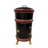 Metal Stamping Co. Barrel Refrigerator, Hand-Paint