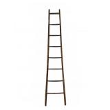 Wooden Ladder with Eight Rungs