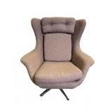 Mid-Century Style Swivel Armchair