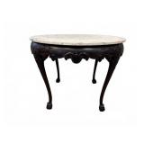 Antique Marble Top Foyer Table