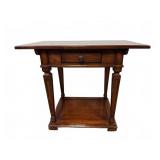 Milling Road Lamp Table with Drawer & Shelf