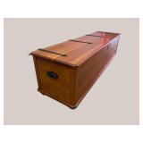 Solid Cherry Blanket & Storage ChestBeautiful