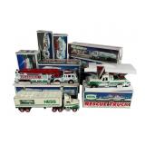 10 Hess Trucks, Used & NOS Assortment