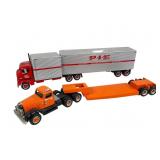 DeHanes 1:55 Scale DMC Tractor Trailers Set