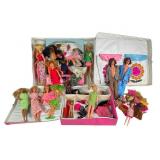 1960s-70s Mattel & Topper Dawn Dolls with Ken