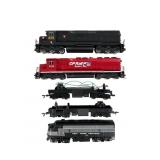 HO Scale Diesel Locomotives & Parts Lot