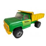 Tonka Green & Yellow Pressed Steel Dump Truck