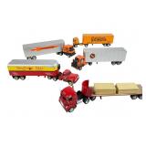 5 DeHanes DMC 1:55 Scale Tractor Trailers