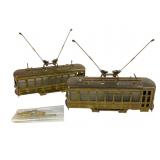 2 Ken Kidder HO Brass Trolley Models Japan