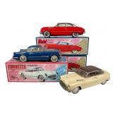 1950s Japan Friction Cars Buick & Corvette