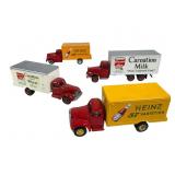 4 DeHanes 1:55 Box Trucks Heinz & Carnation